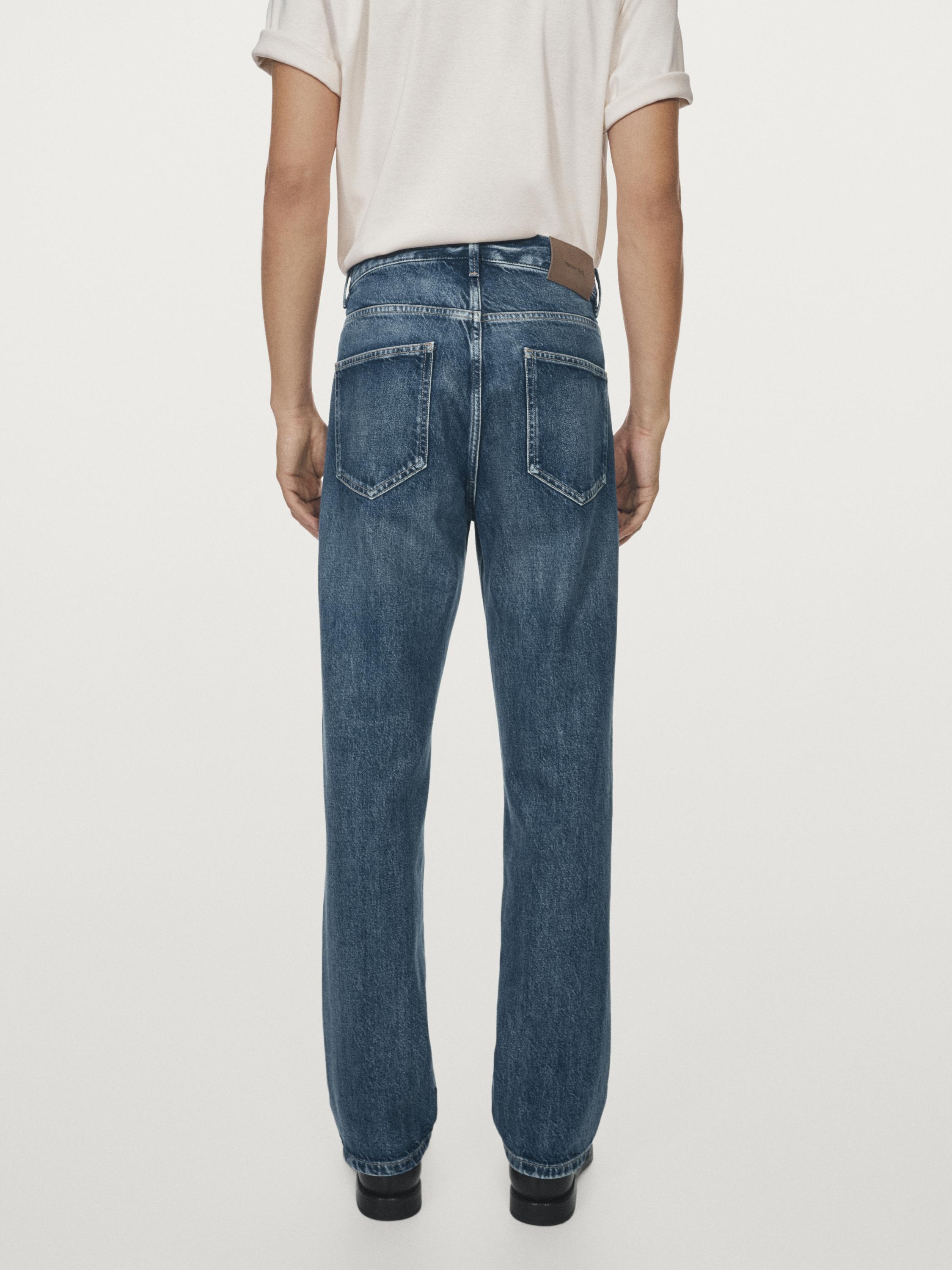 Straight-leg jeans